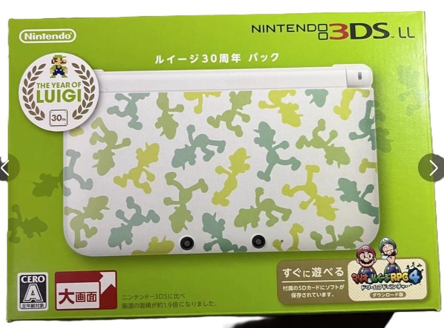Nintendo 3DS LL Luigi 30th Anniversary
