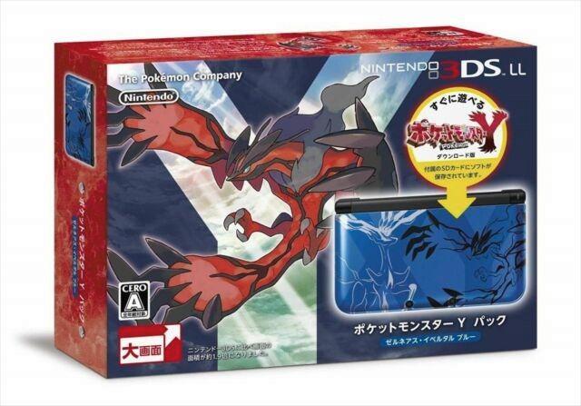 Nintendo 3DS LL Pokemon Y Blue Limited Edition