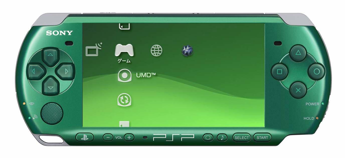 Spirited Green Playstation Portable