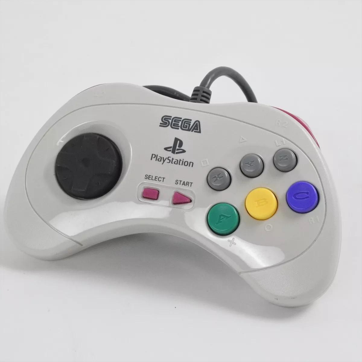 White Sega Saturn Controller