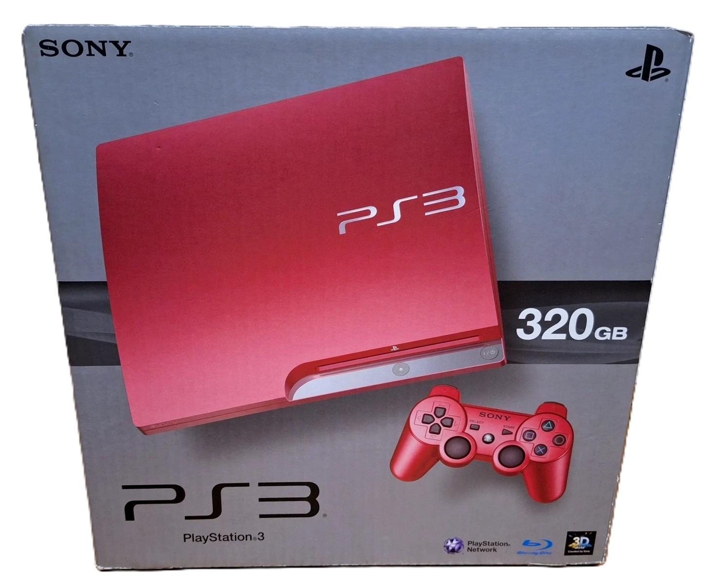 Playstation 3 Scarlet Red 320GB System