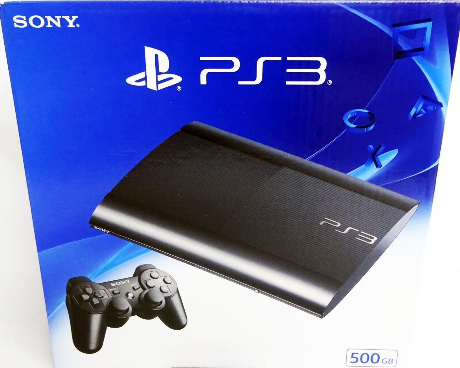 Playstation 3 Slim 500GB Charcoal Black
