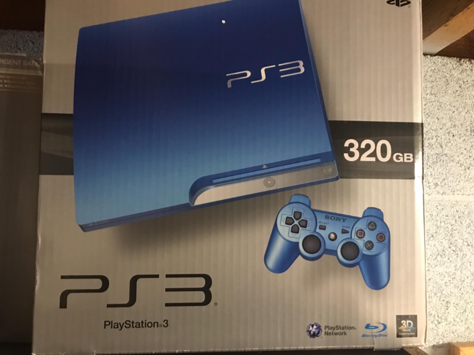 Splash Blue 320 GB Playstation 3 System