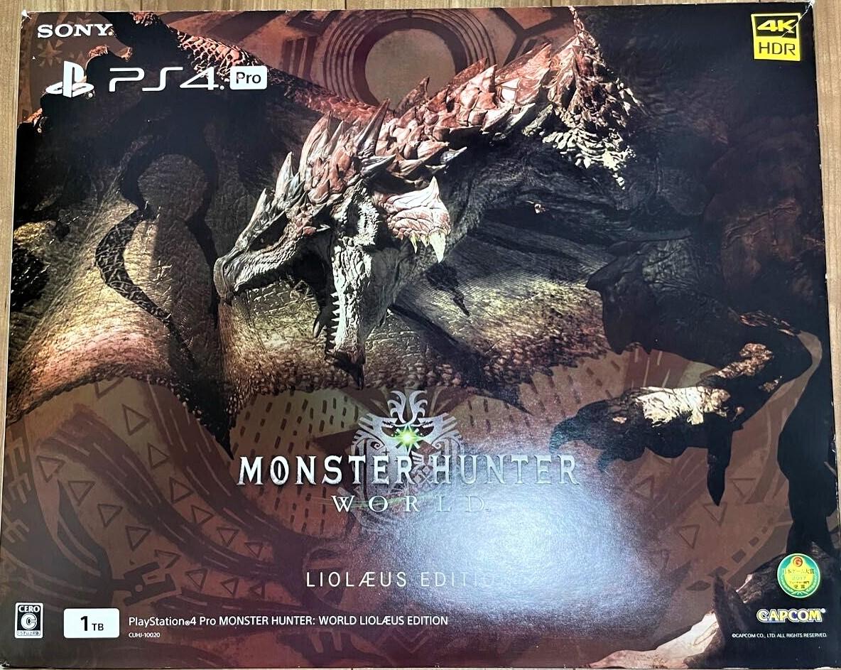 Playstation 4 Pro 1TB [Monster Hunter World Rathalos Edition]