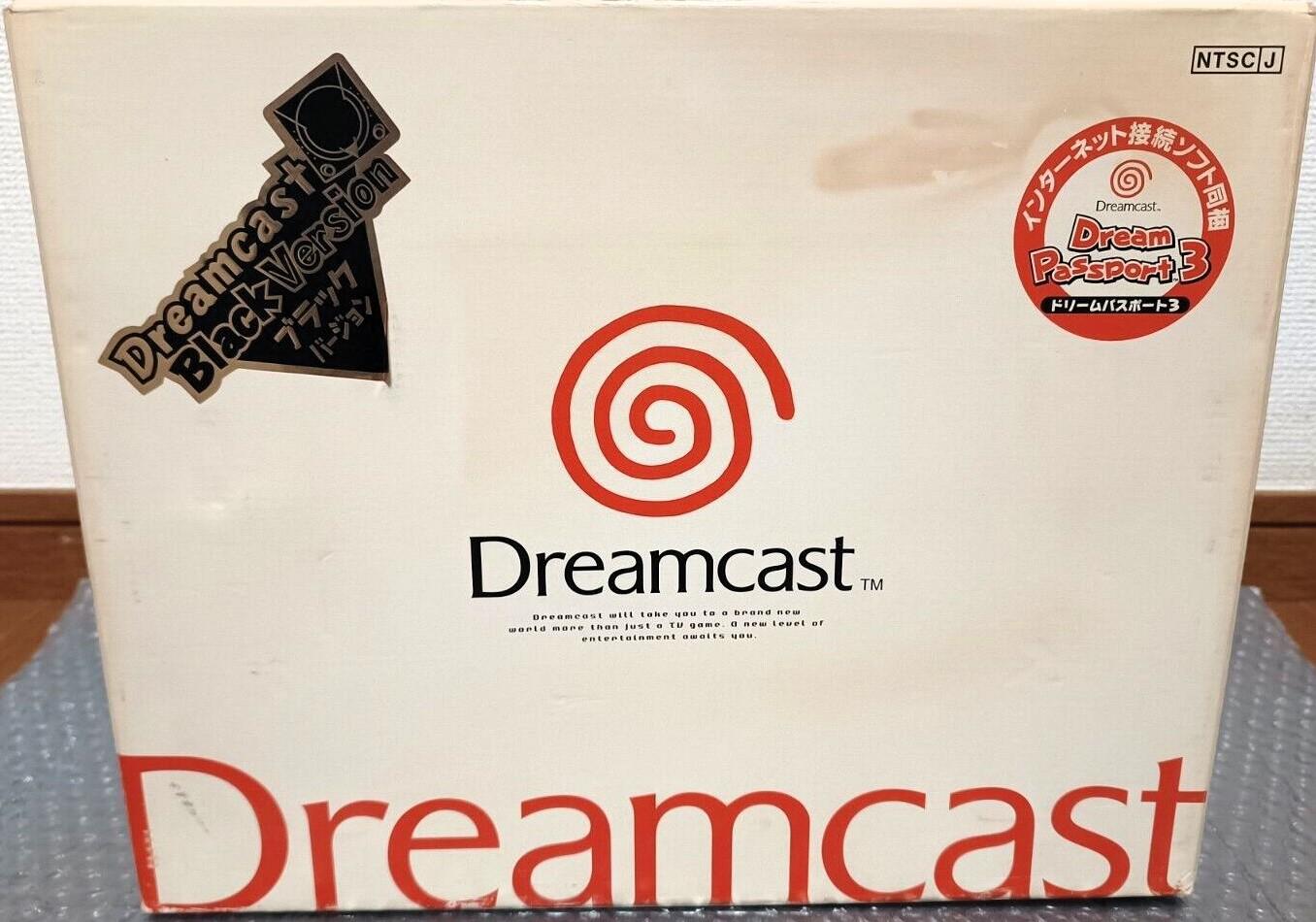 Black Sega Dreamcast Console