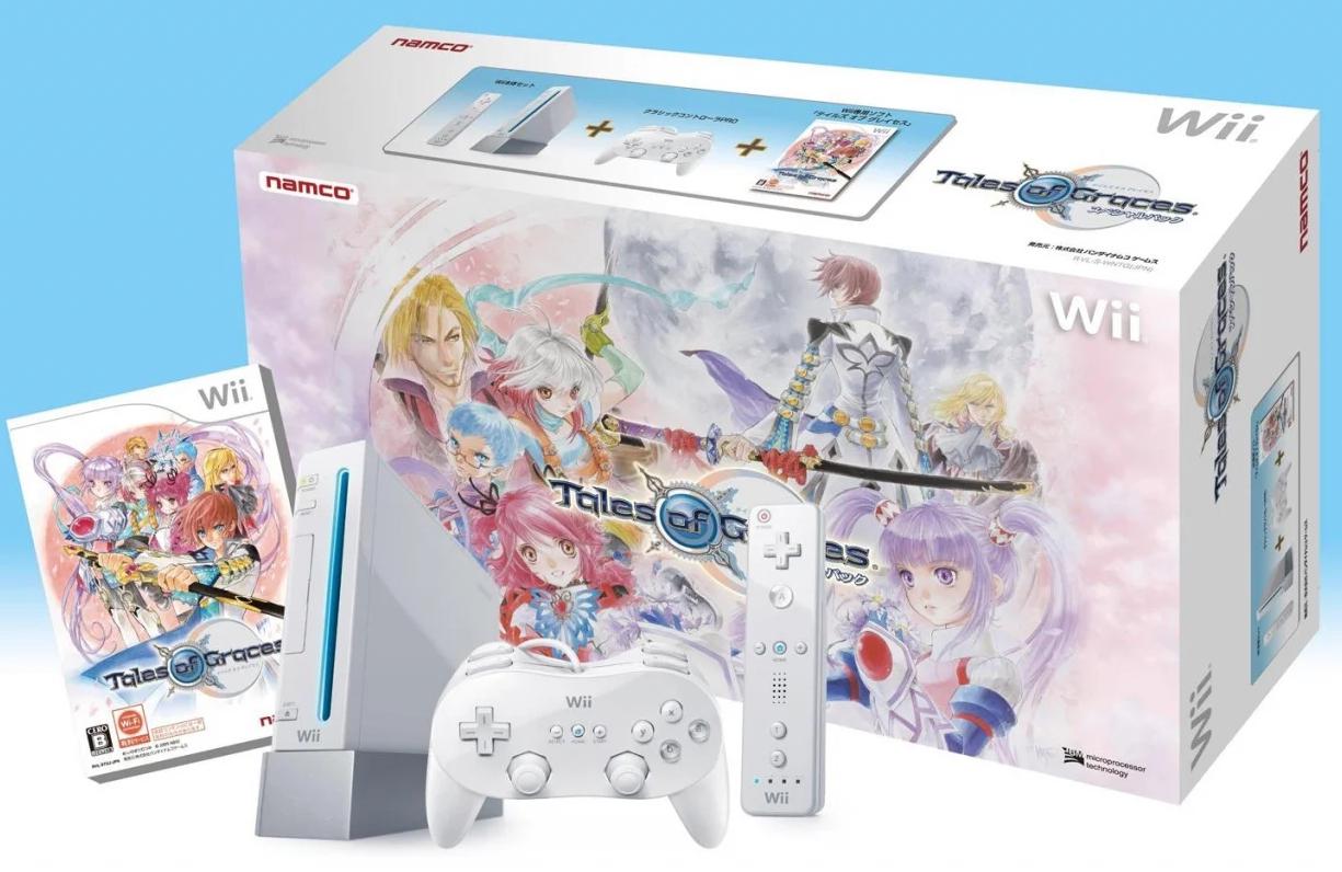 Nintendo Wii White Console [Tales Of Graces Bundle]