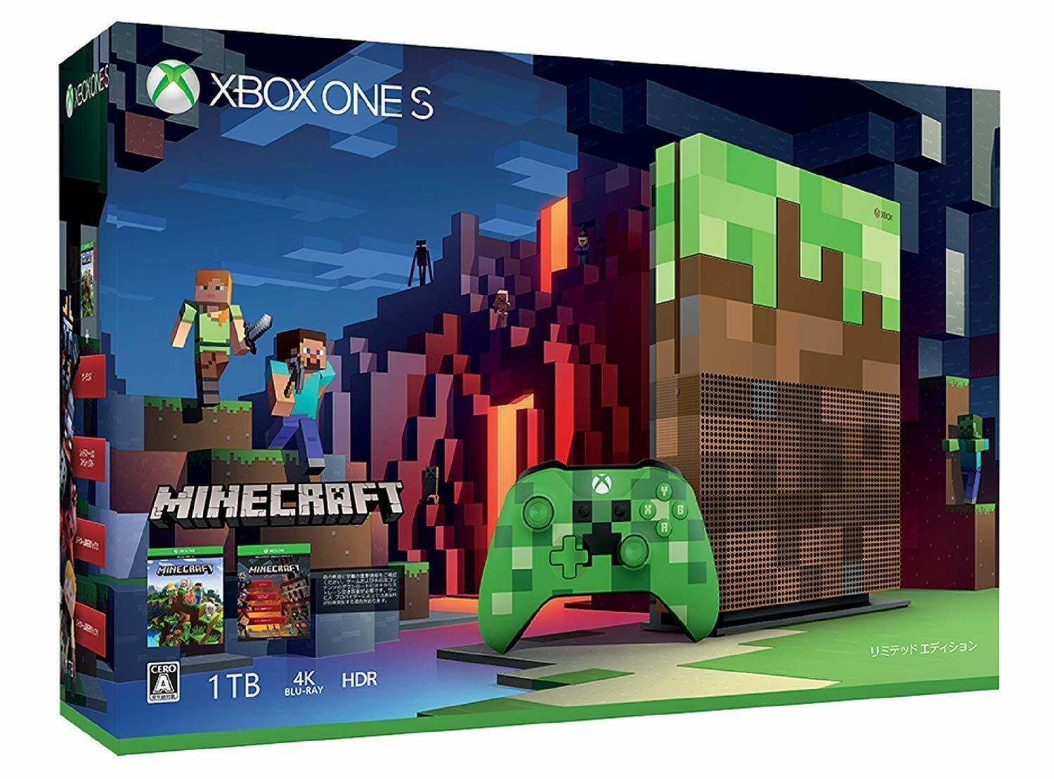 Xbox One S 1 TB Console [Minecraft Limited Edition]