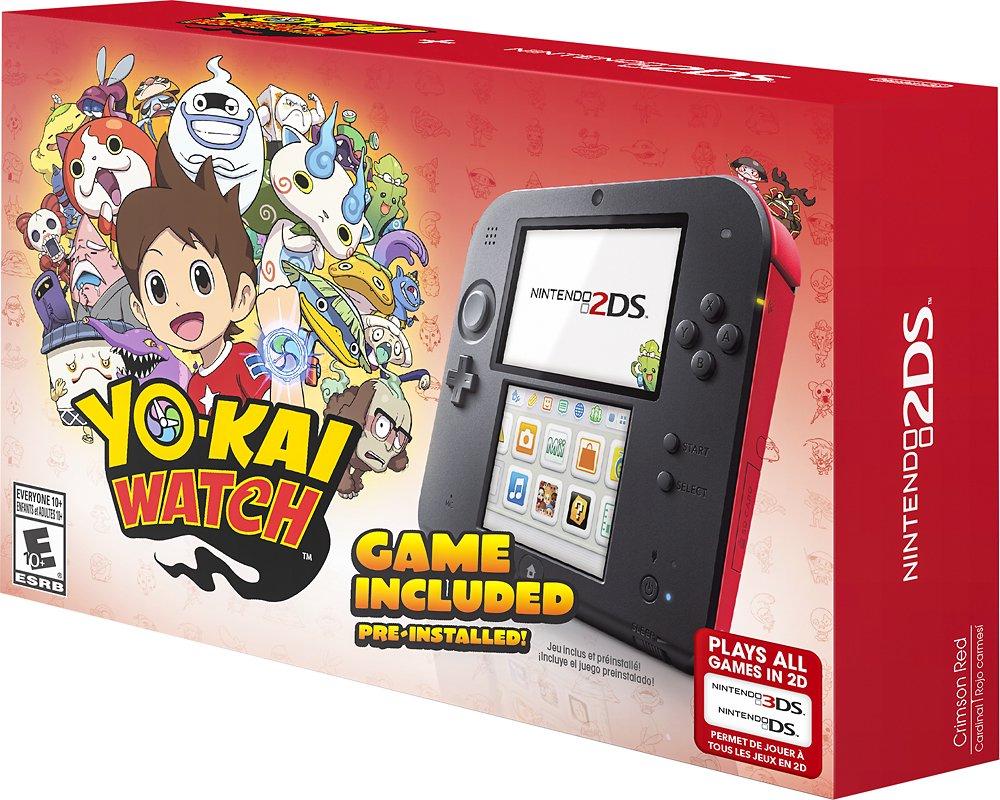 Nintendo 2DS Crimson Red [Yo-Kai Watch Pre-installed]