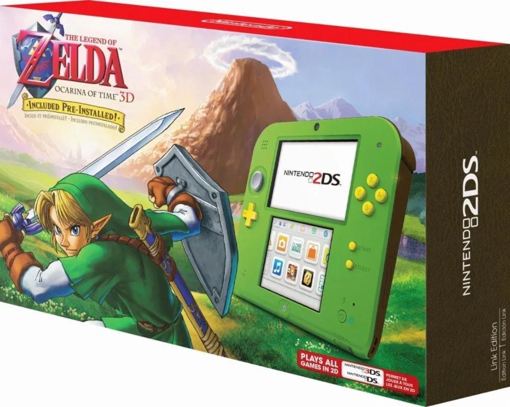 Nintendo 2DS Link Edition [Zelda Ocarina of Time 3D Pre-installed]