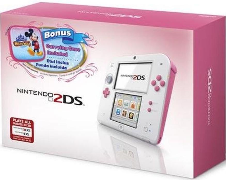 Nintendo 2DS Peachy Pink Mickey Mouse Edition