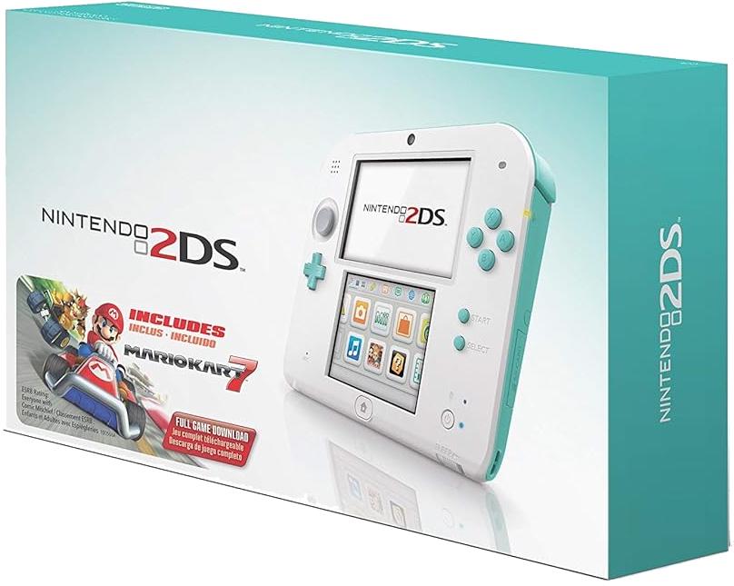 Nintendo 2DS Sea Green [Mario Kart 7 Pre-Installed]