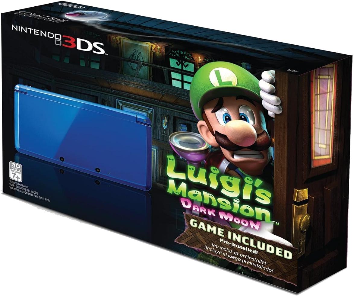 Nintendo 3DS Cobalt Blue [Luigi's Mansion Dark Moon Pre-installed]