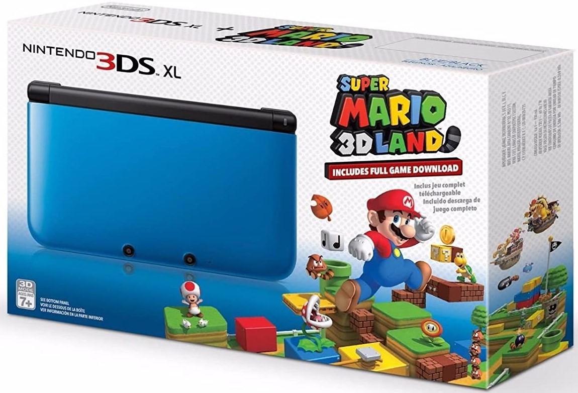 Nintendo 3DS XL Blue + Black [Super Mario 3D Land Pre-installed]