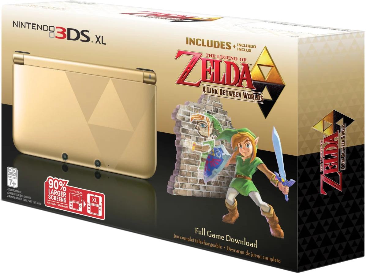 Nintendo 3DS XL Zelda Edition [A Link Between Worlds Pre-installed]