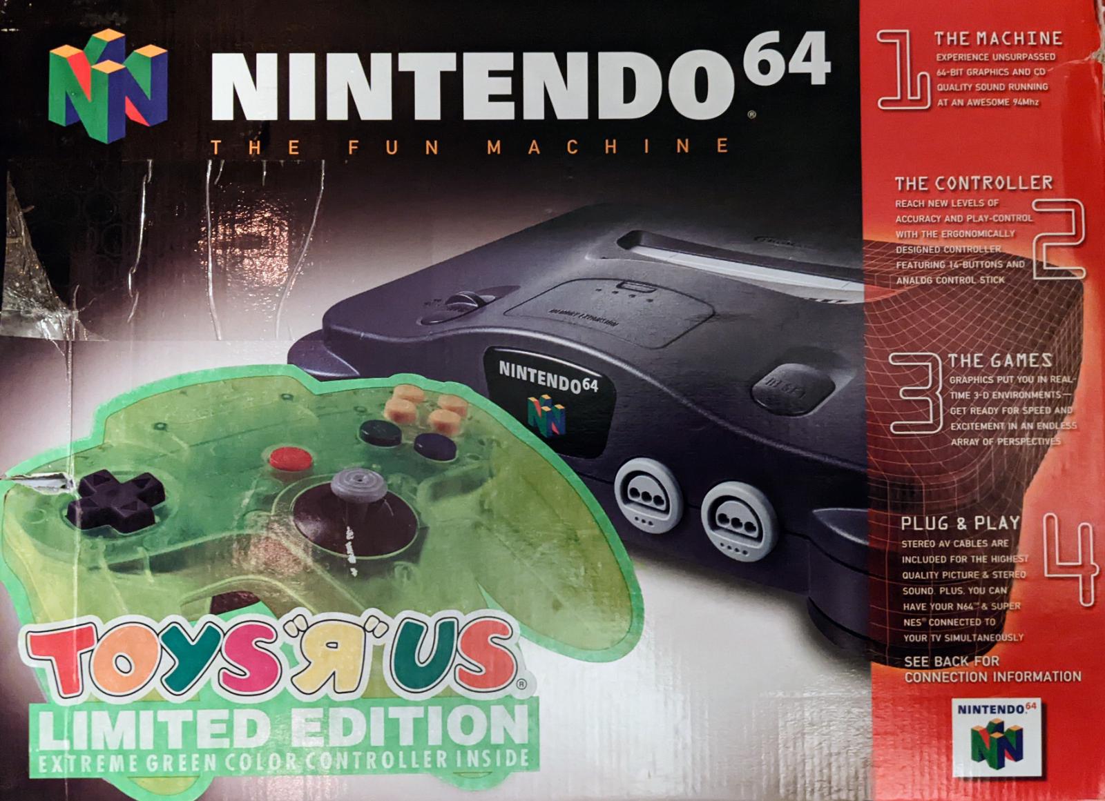 Nintendo 64 System [Extreme Green Controller Bundle]