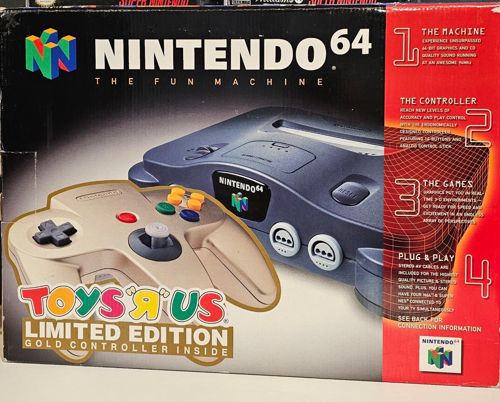 Nintendo 64 System [Gold Controller Bundle]