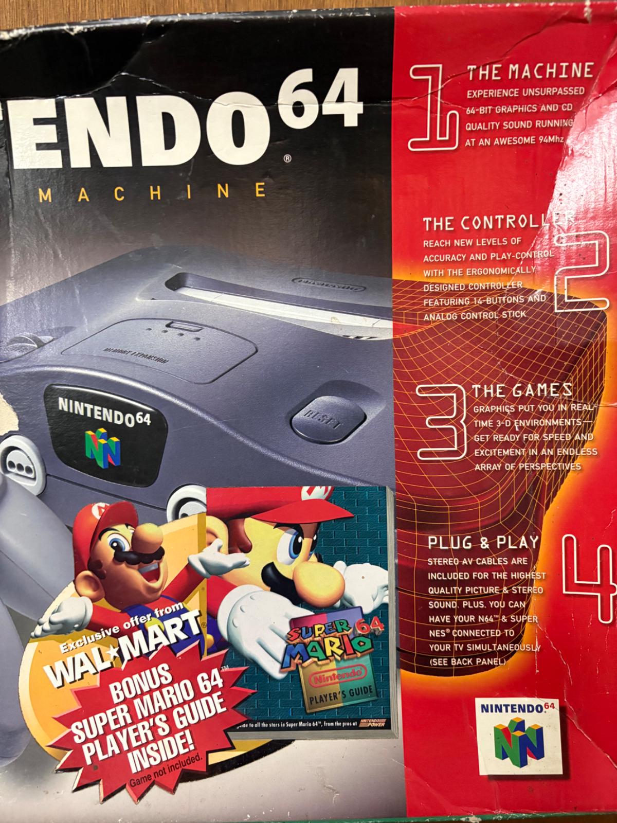Nintendo 64 System [Wal-Mart Mario 64 Guide Bundle]