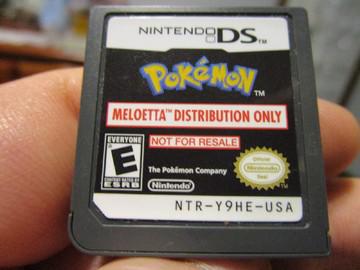 Pokemon Meloetta Distribution Cartridge