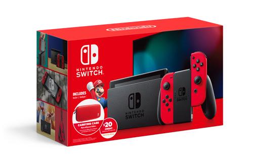 Nintendo Switch Mario Red Joy-Con Bundle [V2]