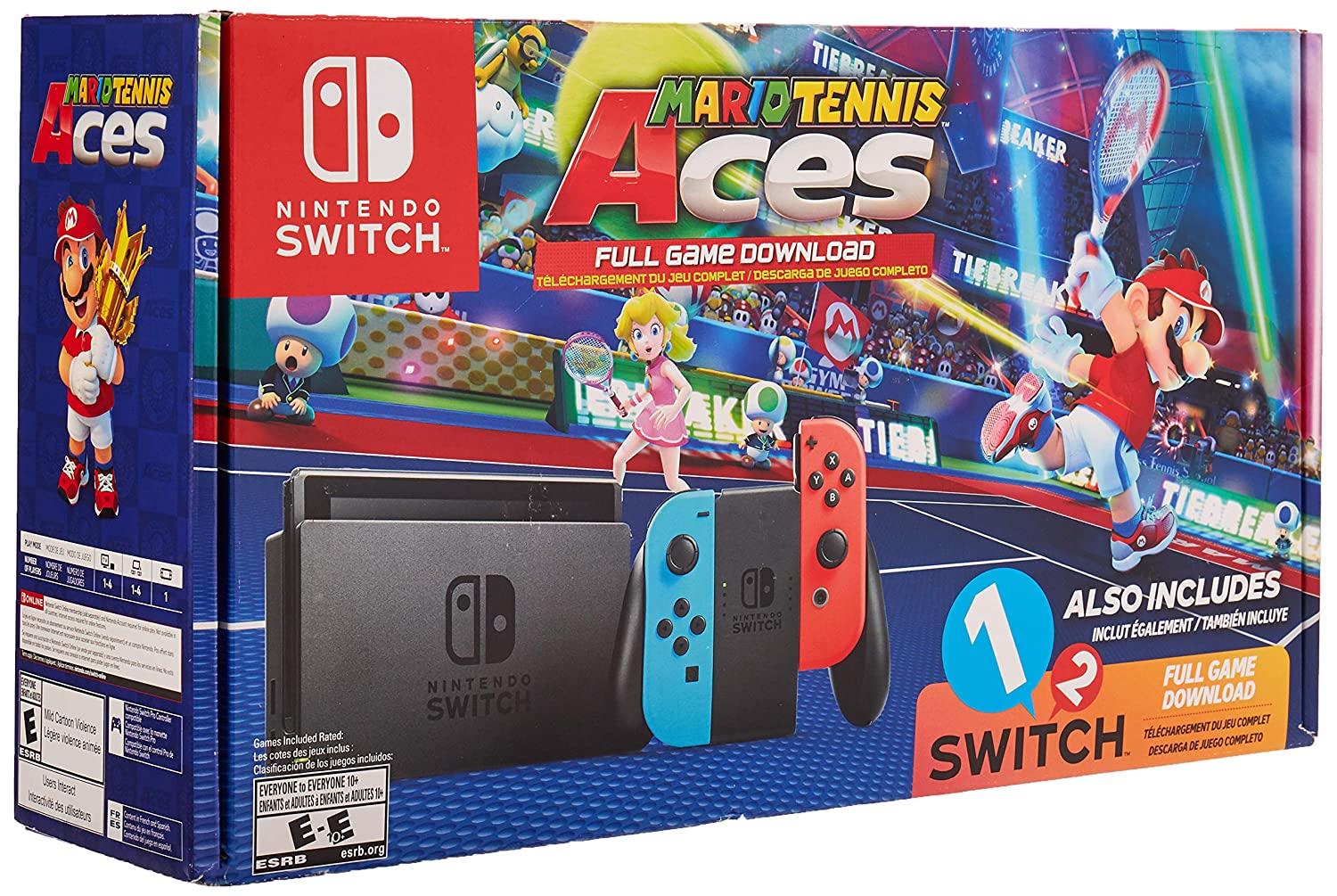 Nintendo Switch Mario Tennis Aces Bundle