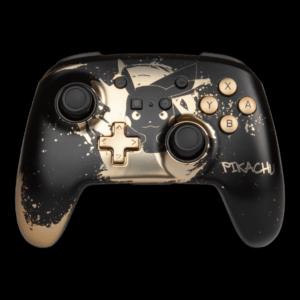 Pikachu Black & Gold Wireless Controller