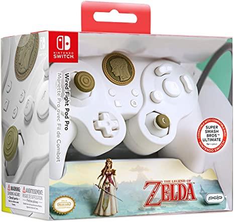Wired Fight Pad Pro [Zelda White]