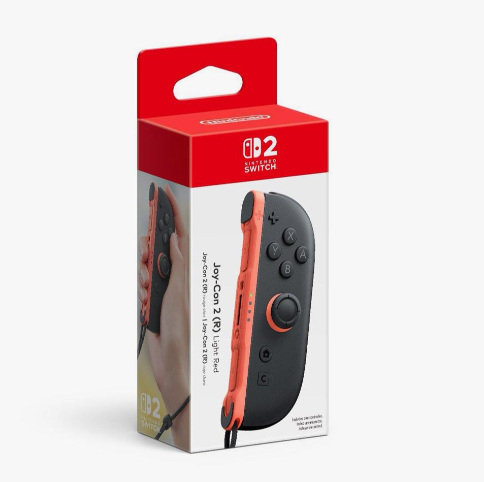 Joy Con 2 Light Red
