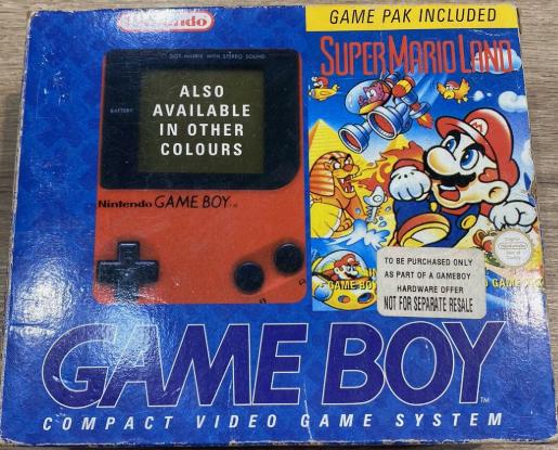 Nintendo Gameboy Red [Super Mario Land Bundle]