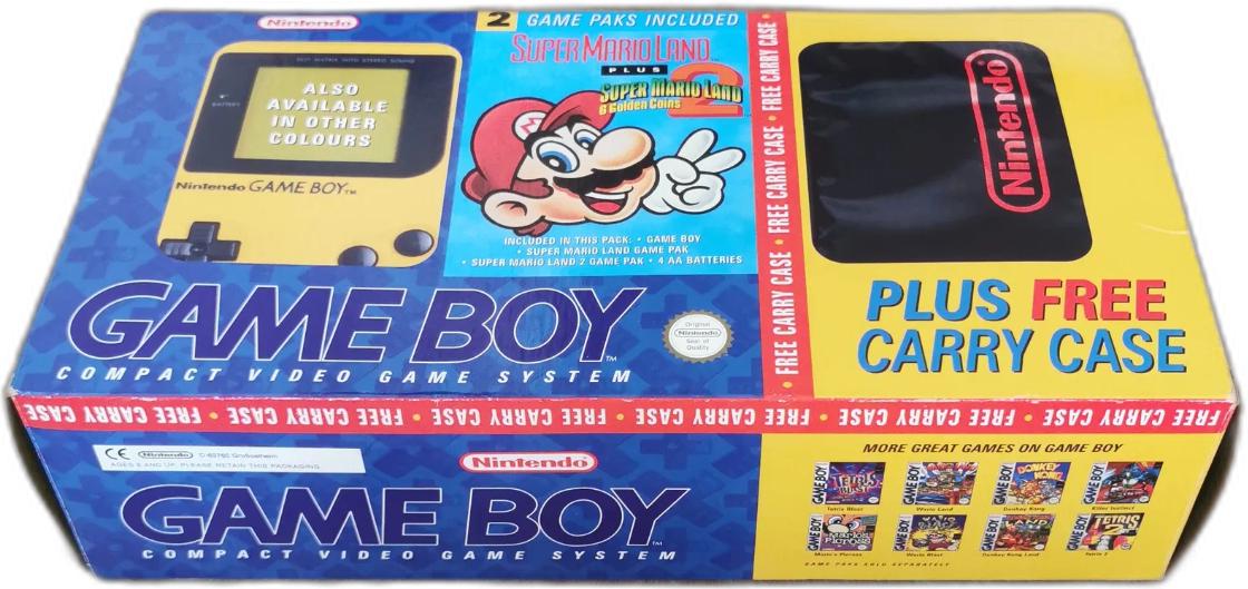 Nintendo Gameboy [Super Mario Land 1+2 And Carry Case Bundle]