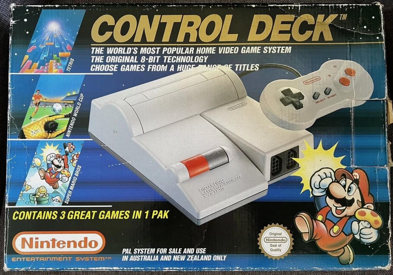 NES Top Loading Console Control Deck [3 In 1 Game Pak]