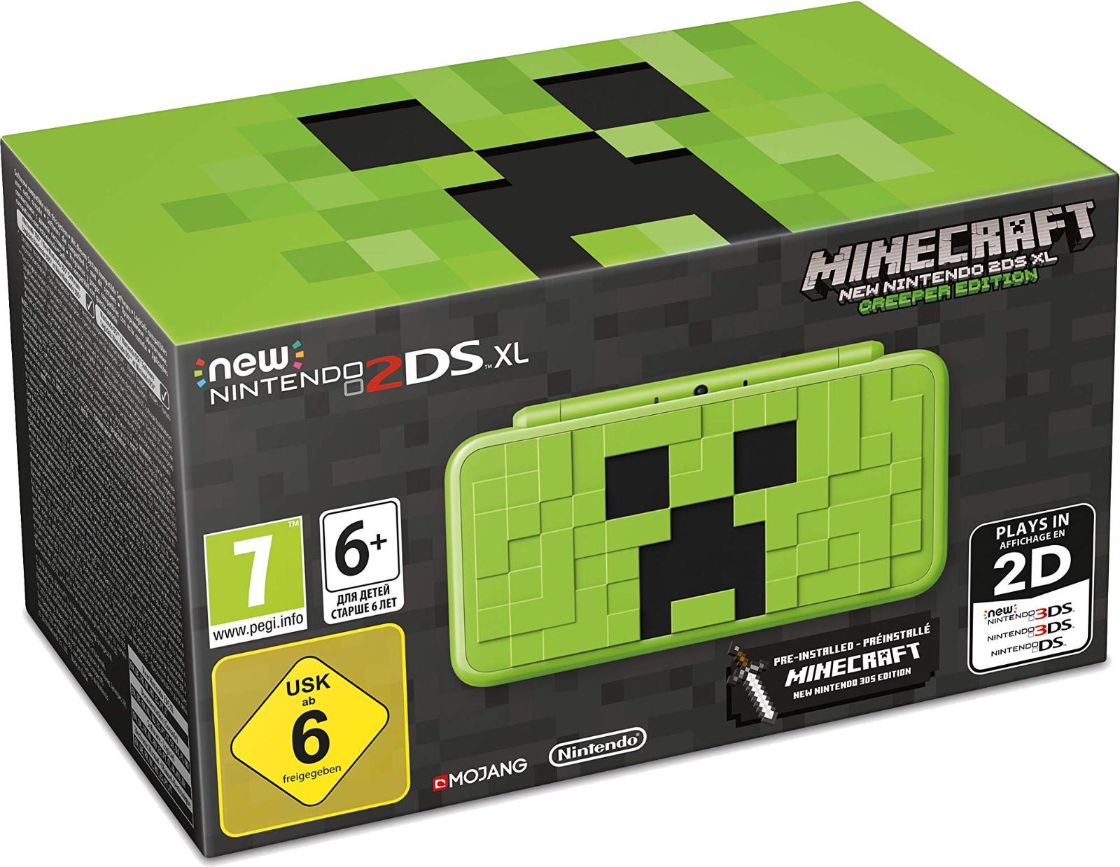 New Nintendo 2DS XL Minecraft Creeper Edition