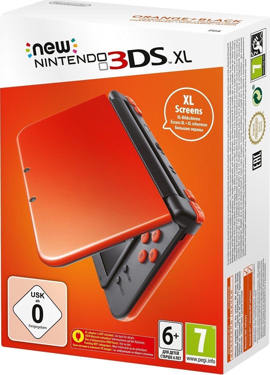 New Nintendo 3DS XL Orange + Black