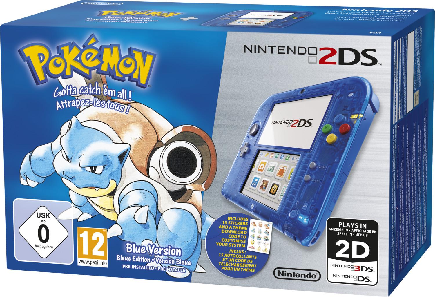 Nintendo 2DS Pokemon Blue Edition