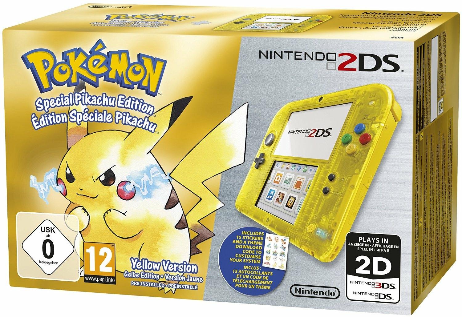 Nintendo 2DS Pokemon Yellow Edition