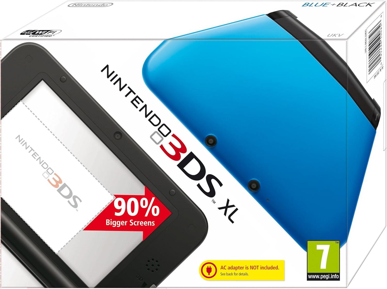Nintendo 3DS XL Blue + Black