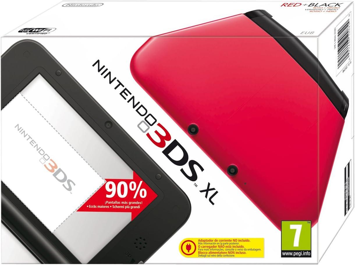 Nintendo 3DS XL Red + Black
