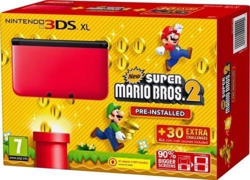 Nintendo 3DS XL Red + Black [Super Mario Bros. 2 Pre-installed]