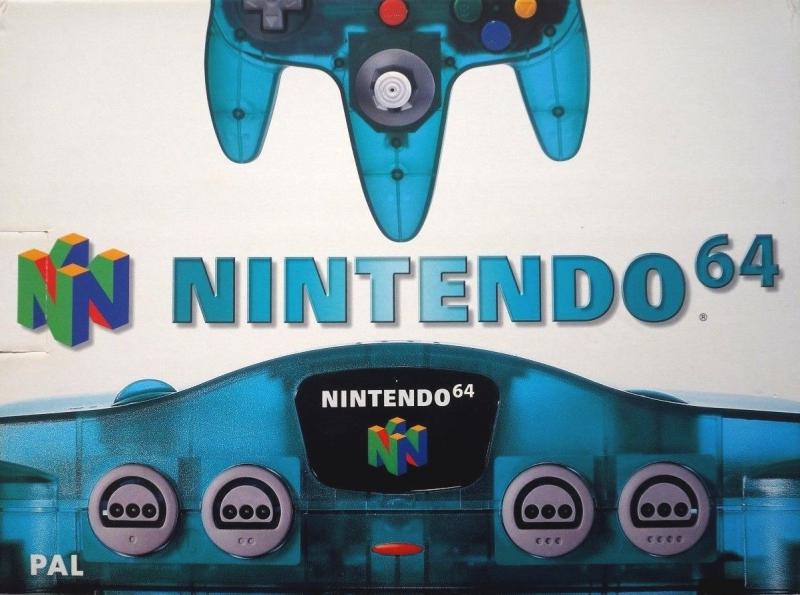 Nintendo 64 Ice Blue Console
