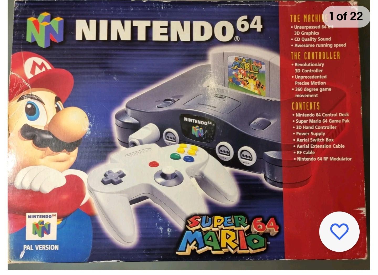 Nintendo 64 System [Super Mario 64 Bundle]
