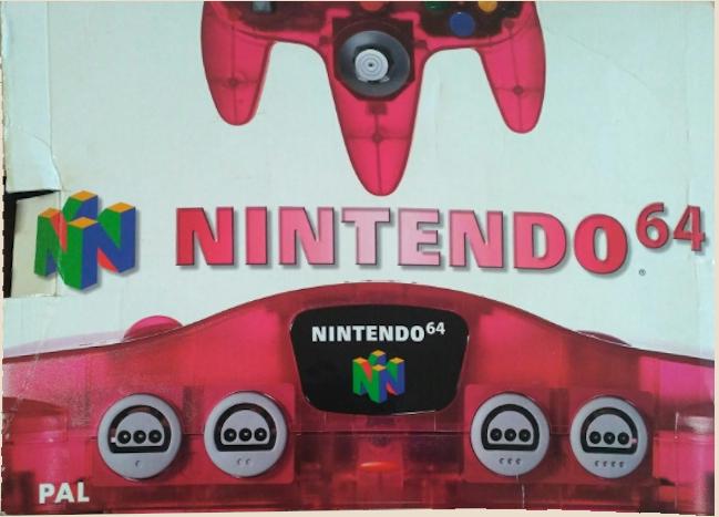 Nintendo 64 Watermelon Red