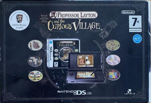 Nintendo DS Lite Black [Professor Layton & Curious Village Bundle]