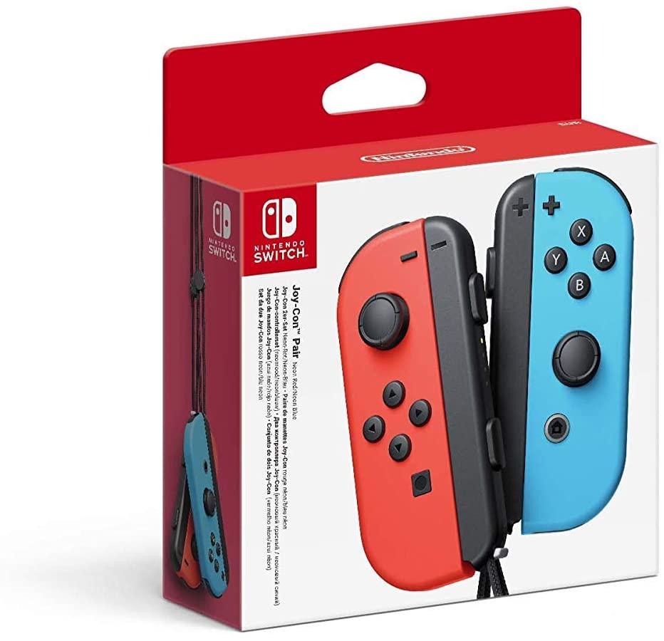 Joy-Con Neon Red & Neon Blue