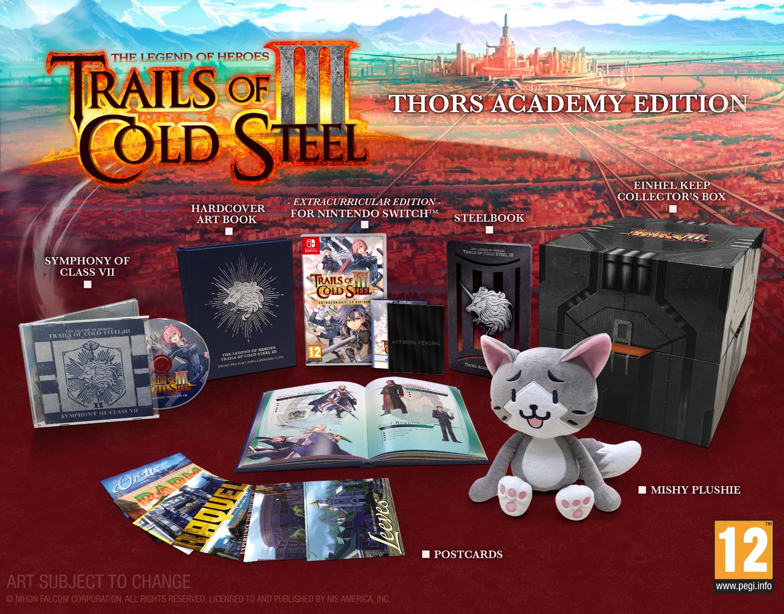 Legend Of Heroes: Trails Of Cold Steel III [Thors Academy Edition]