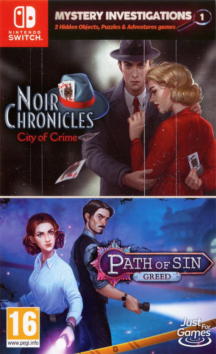 Mystery Investigations 1: Noir Chronicles: City of Crime + Path of Sin: Greed