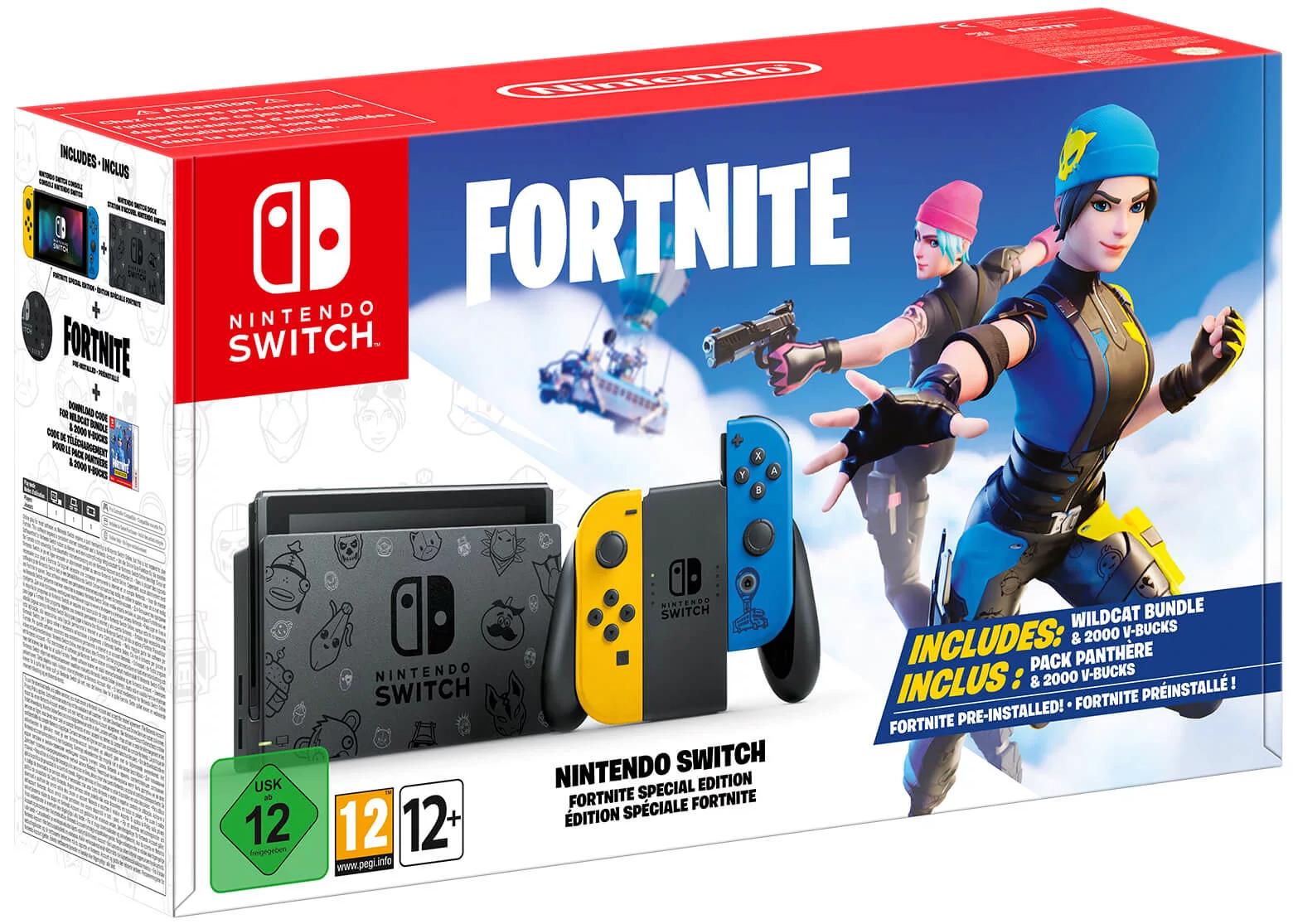 Nintendo Switch Fortnite Wildcat Bundle