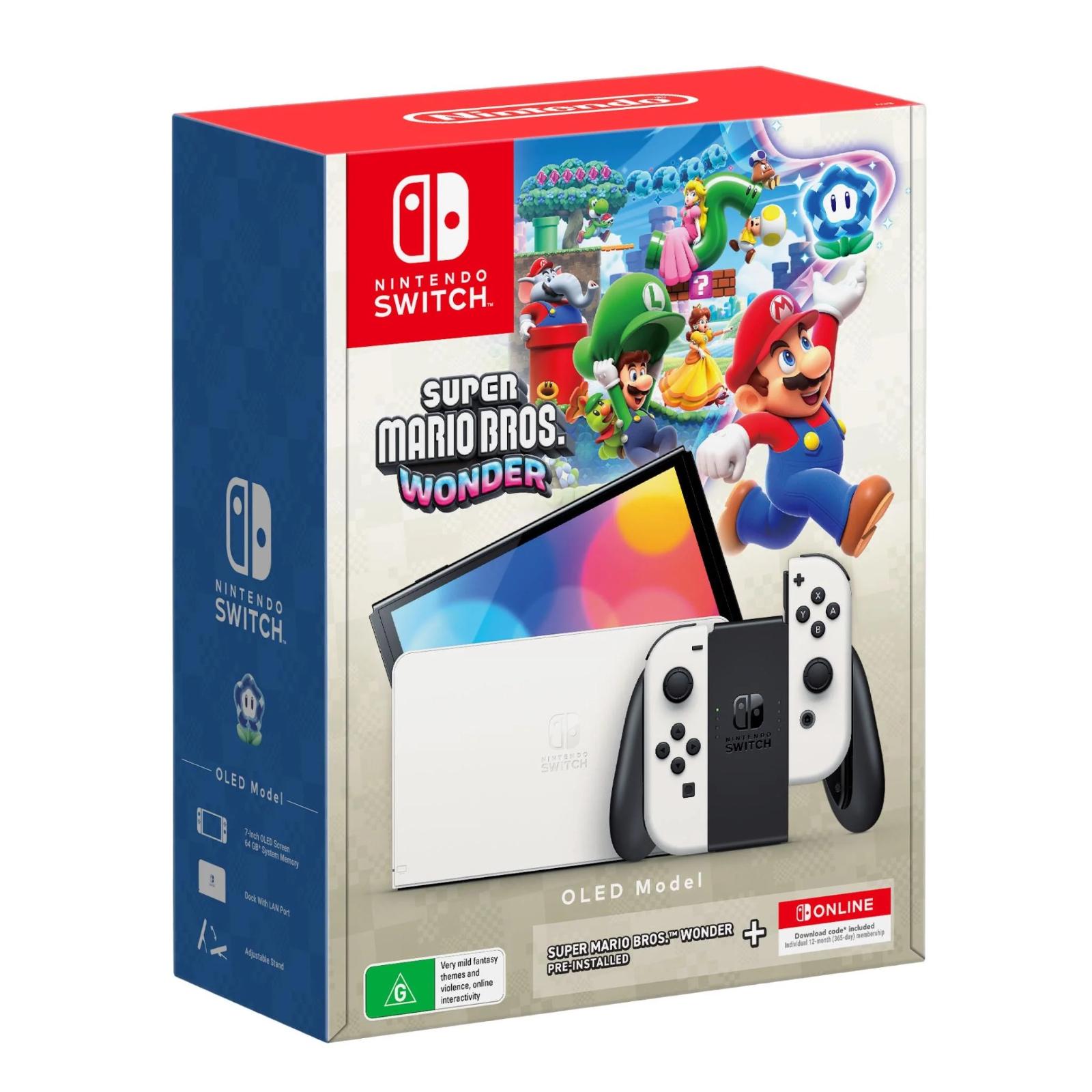 Nintendo Switch OLED [Super Mario Bros. Wonder Pre-Installed]