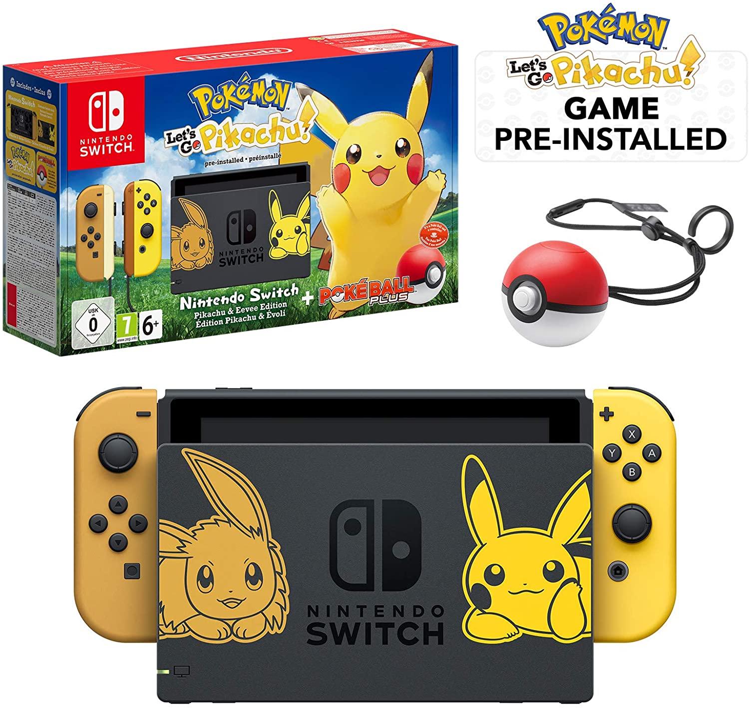 Nintendo Switch Pokemon: Let's Go Pikachu Edition