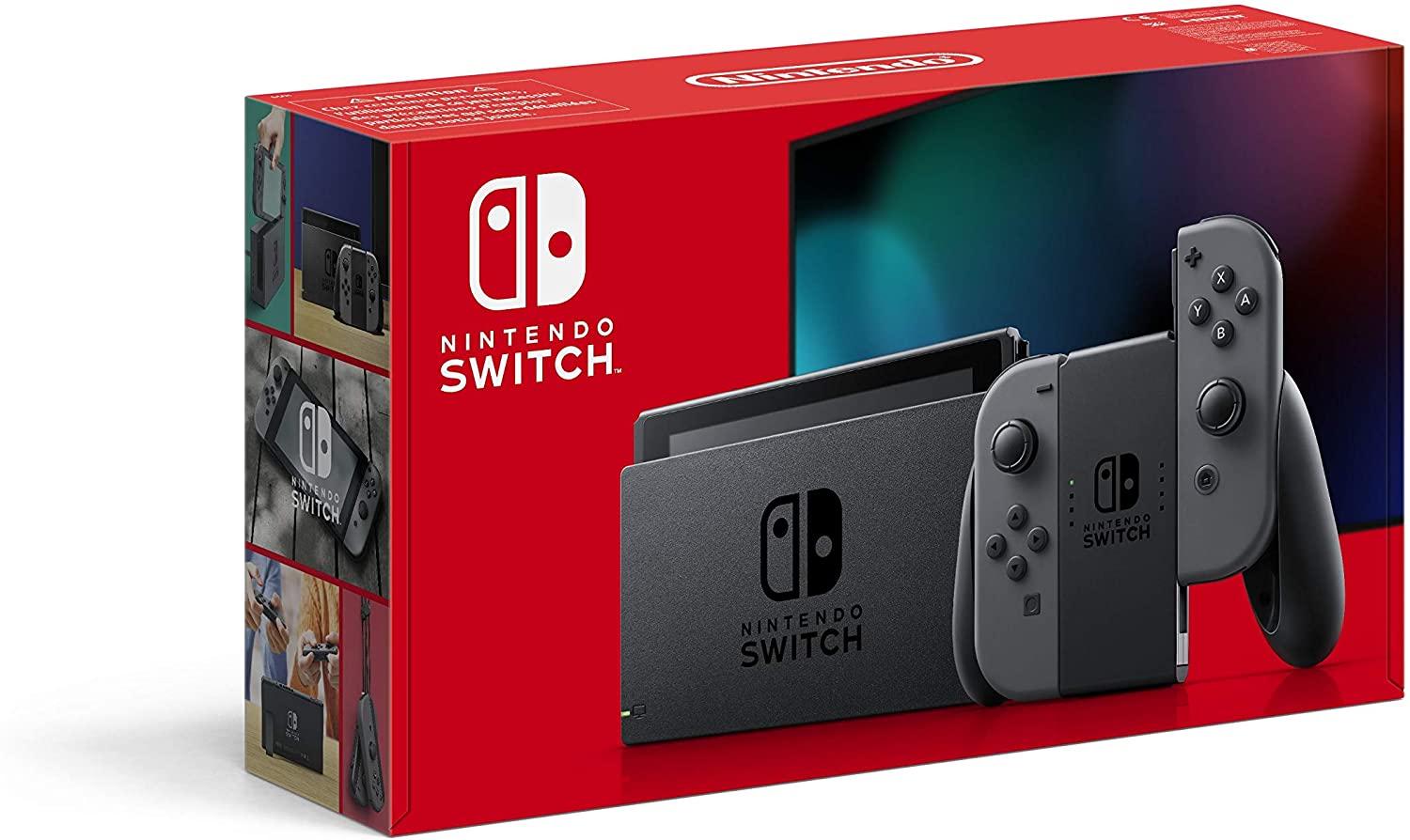 Nintendo Switch With Gray Joy-Con [V2]