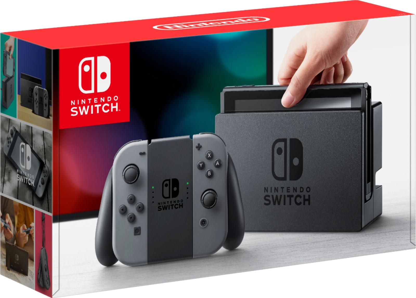 Nintendo Switch with Gray Joy-Con