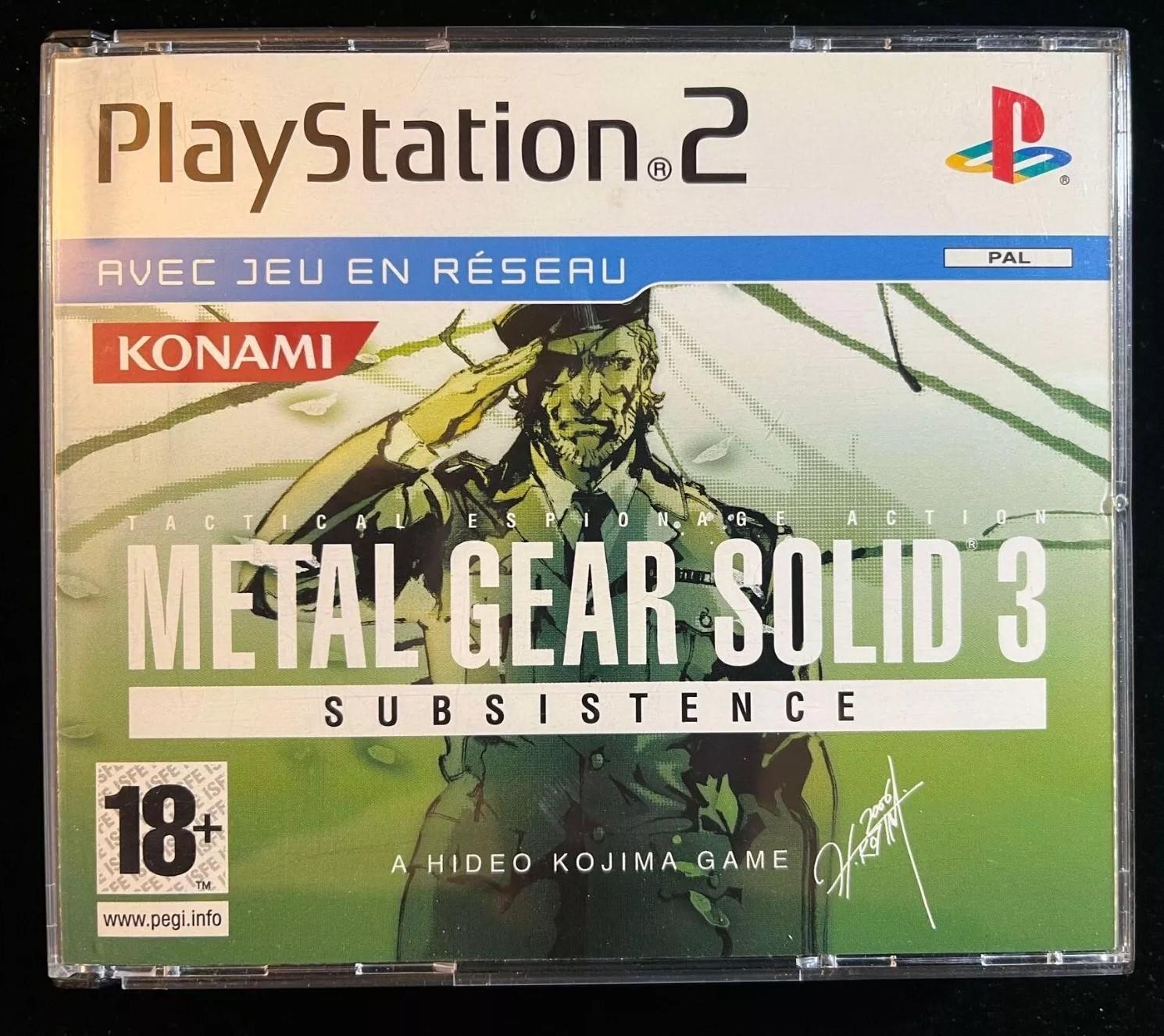 Metal Gear Solid 3 Subsistence [Not For Resale]